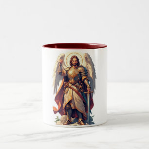 Koffiemok Engel Michiel Krijger Tweekleurige Koffiemok