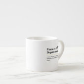 Koffiemok Financiele Afdeling Espresso Kop (Voorkant rechts)