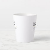 Koffiemok Financiële Afdeling Latte Mok (Voorkant)