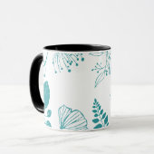 KoffieMok: Floral Infusible Ink Mok Design (Voorkant links)