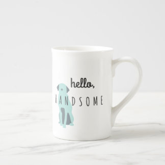 KoffieMok - Hallo, handig - voor hem Porselein Kop