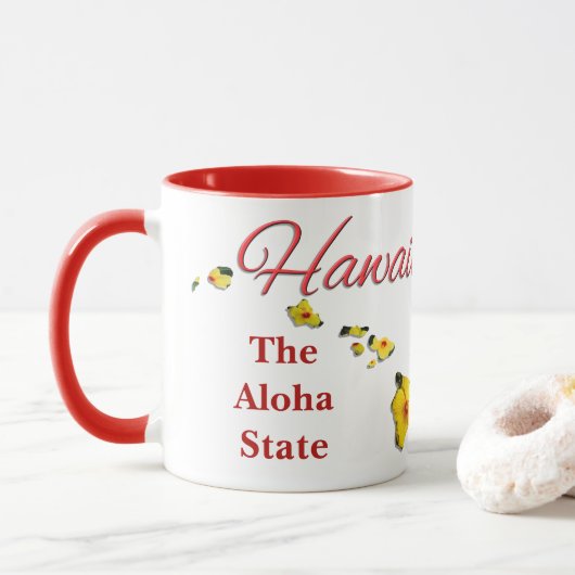 KoffieMok - HAWAII Mok (Met donut)