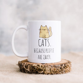 Koffiemok 'Katten omdat mensen gek zijn'