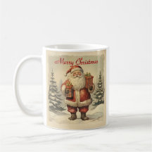 Koffiemok, Kerstmis Vintage