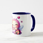 Koffiemok Lovey Bee Mok (Voorkant rechts)