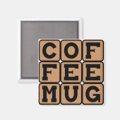 KoffieMok Magneet (Voorkant / Achterkant)