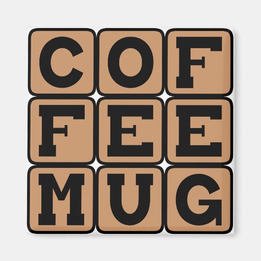KoffieMok Magneet (Voorkant)