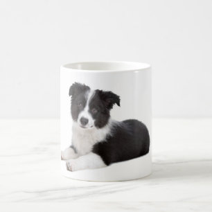 Koffiemok met Border Collie Puppy Hond