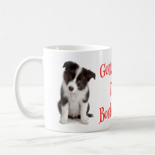 Koffiemok met Border Collie Puppy Hond