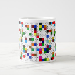 KoffieMok met Camping Crosswords Grote Koffiekop