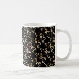 Koffiemok met Chinees symbool voor vleermuis