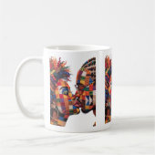 Koffiemok met de Kunst van het Quilten (Links)