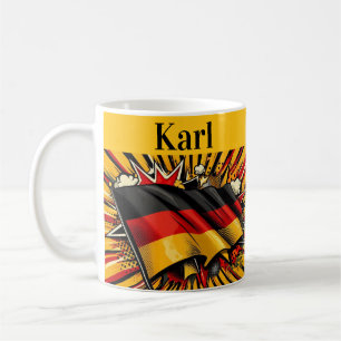 Koffiemok met Duitse vlag. 