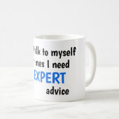 KoffieMok met Gezegde van Funny (Voorkant rechts)