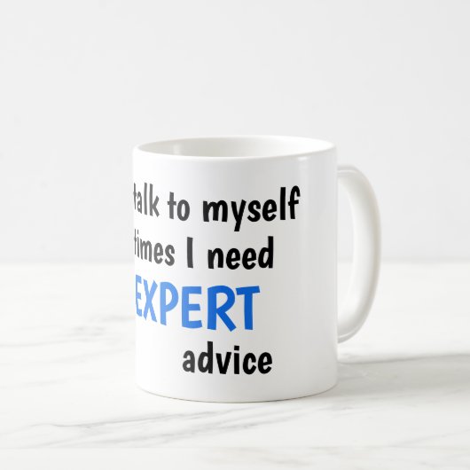 KoffieMok met Gezegde van Funny (Voorkant rechts)