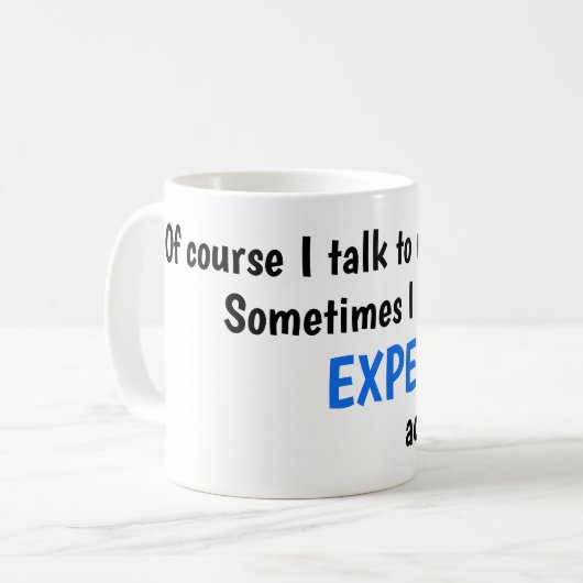 KoffieMok met Gezegde van Funny (Voorkant links)