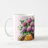 Koffiemok met inspirerende quote over honingbijkla (Links)