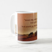 koffiemok met inspirerende quote over kunst (Voorkant links)