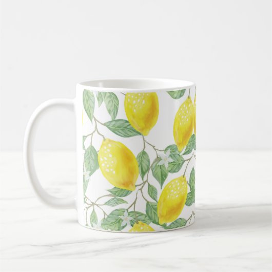 KoffieMok met kunstmatig ontworpen Lemon-wijn (Links)