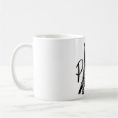 Koffiemok met ontwerp van Eiffeltoren in Parijs (Links)