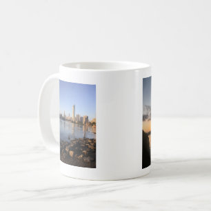 KoffieMok met verschillende uitzichten van de zons