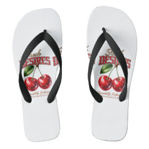 Koffiemok met Vintage Kersen Retro Fruitbeker Teenslippers