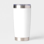 Koffiemok met vleugels als adelaars geïsoleerde drinkbeker (Achterkant)