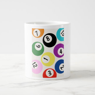 Koffiemok monster biljart grote koffiekop