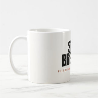 Koffiemok 'Nog aan het brouwen' — Minimalistische