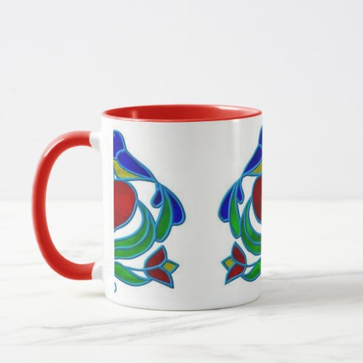 KoffieMok — PA Nederlands Distelfink-ontwerp Mok (Links)