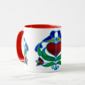 KoffieMok — PA Nederlands Distelfink-ontwerp Mok (Voorkant links)