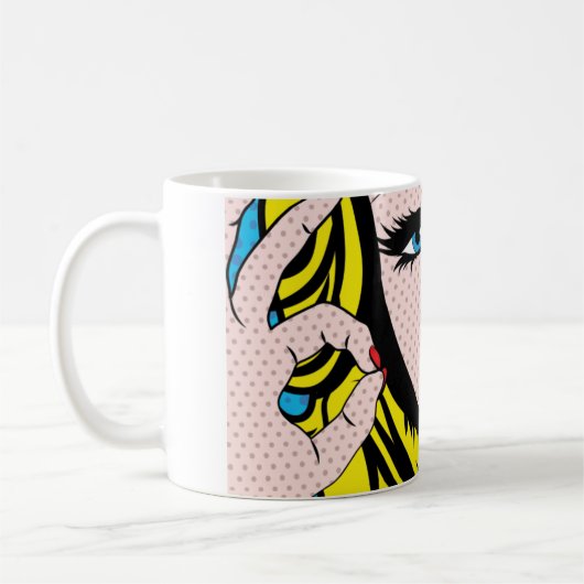 KoffieMok - Pop Art O-K (Links)