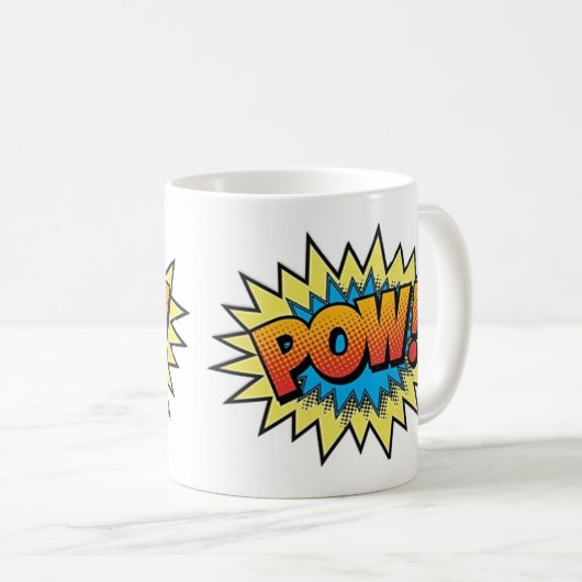 KoffieMok - Pop Art Pow (Voorkant rechts)