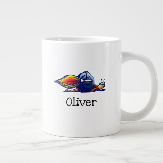Koffiemok Rocket Snail Grote Koffiekop (Rechts)