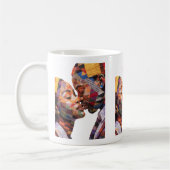 Koffiemok ter ere van de kunst van het quilten (Links)