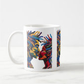 Koffiemok ter ere van de kunst van het quilten (Links)
