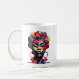 Koffiemok ter ere van de kunst van vrouwelijke qui