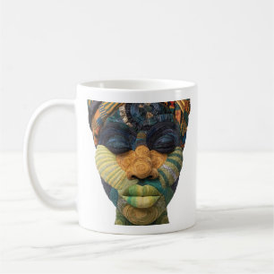 Koffiemok ter ere van de kunst van vrouwelijke qui