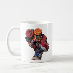 Koffiemok ter ere van de kunst van vrouwelijke qui