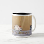 KoffieMok Tweekleurige Koffiemok (Voorkant rechts)