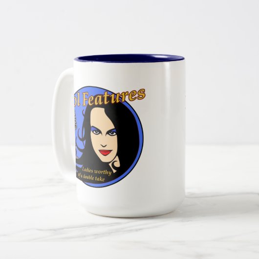 KoffieMok Tweekleurige Koffiemok (Voorkant links)