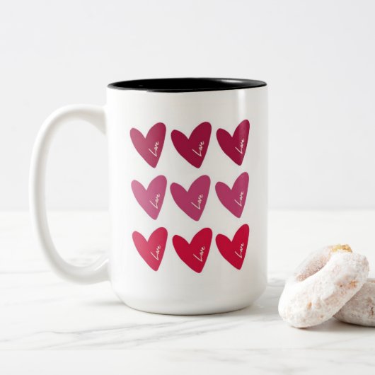 KoffieMok Tweekleurige Koffiemok (Met donut)