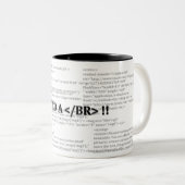 KoffieMok Tweekleurige Koffiemok (Voorkant rechts)