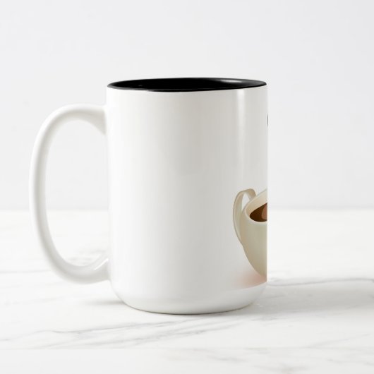 Koffiemok Tweekleurige Koffiemok (Links)