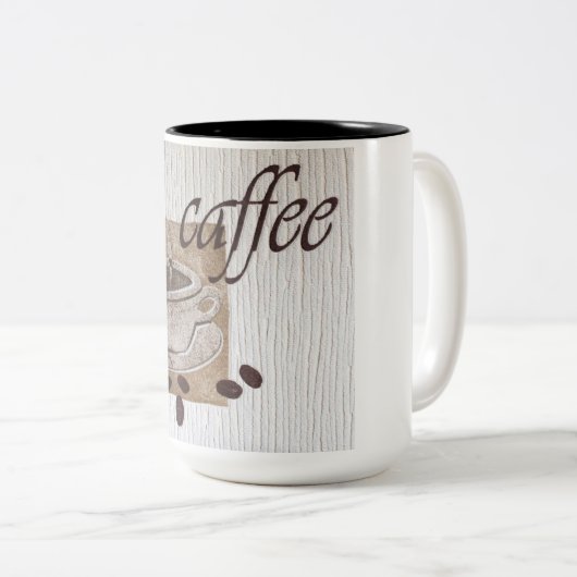 Koffiemok Tweekleurige Koffiemok (Voorkant rechts)