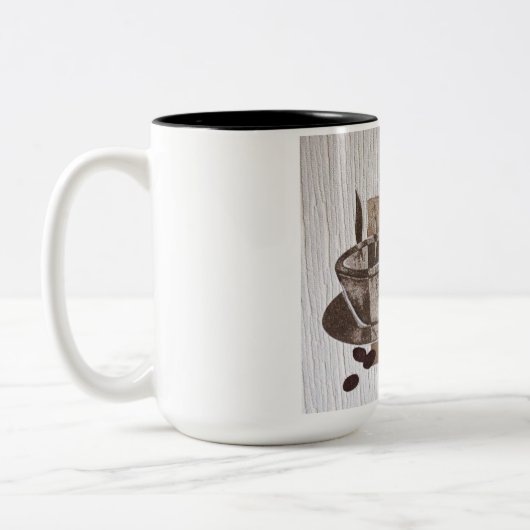 Koffiemok Tweekleurige Koffiemok (Links)