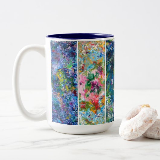 KoffieMok Tweekleurige Koffiemok (Met donut)