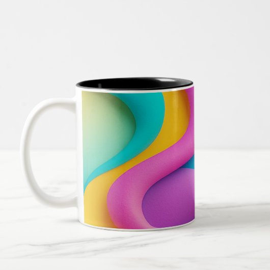 Koffiemok Tweekleurige Koffiemok (Links)