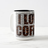 Koffiemok Tweekleurige Koffiemok (Voorkant links)