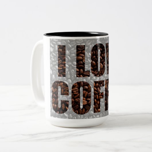 Koffiemok Tweekleurige Koffiemok (Voorkant links)